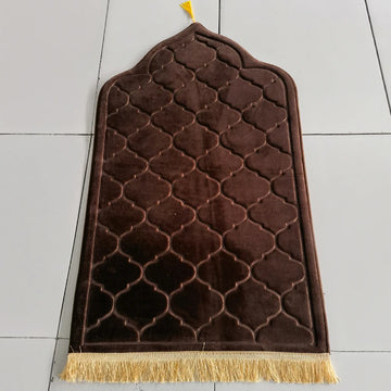 Soft Flannel Embossed Prayer Mat