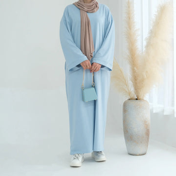 Moroccan Pocketed Loose Abaya Dress