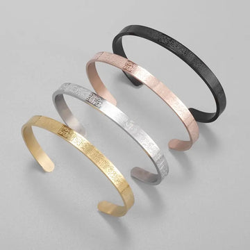 Ayatul Kursi Stainless Steel Cuff