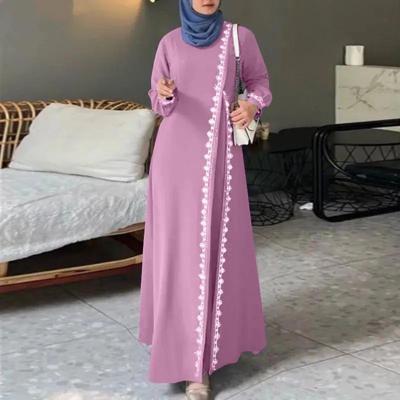 Chic Women's Lace Robe Dress